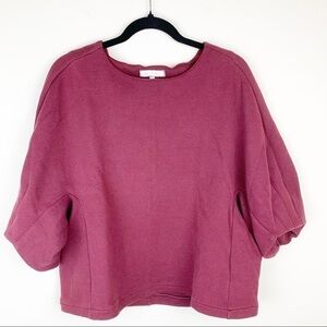 Eri & Ali Short Sleeve Sweatshirt size Large